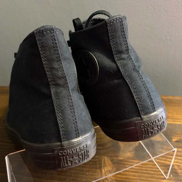 Converse Men's All Star Black High-Top Sneakers Men’s Size 10 Women’s Size 12 - Picture 12 of 15